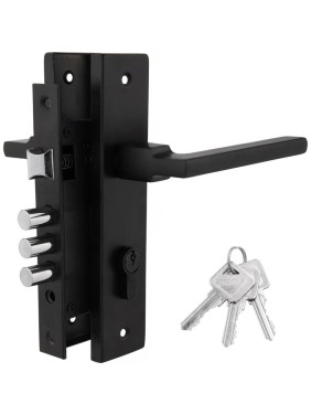 Дверной комплект PALIDORE LHS 6237-220, 3 ключа, Black 98761524