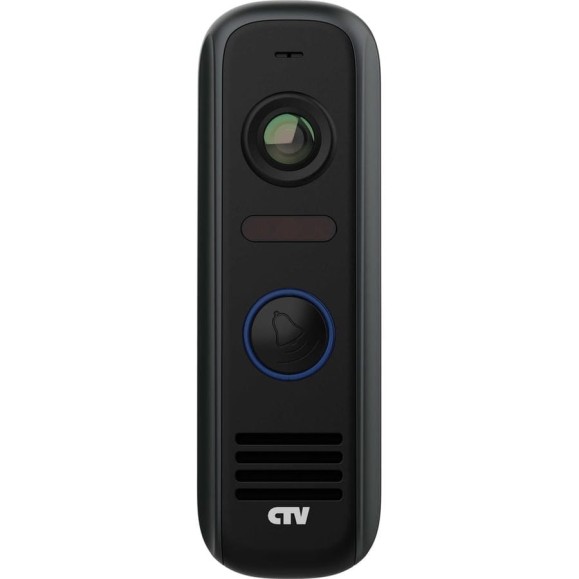 Вызывная панель для цветного видеодомофона CTV -D4000 S B, встроенный блок управления замком (БУЗ), разрешение Full HD, цвет черный 10-0000609