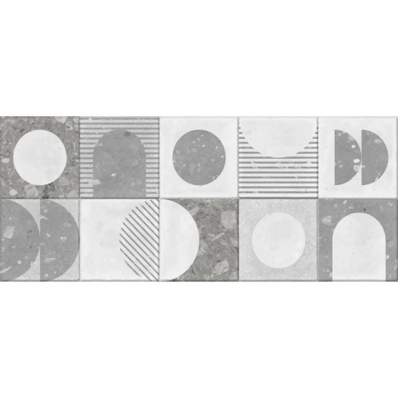 Плитка настенная Gracia Ceramica Lane grey серый 03 25x60 мм, 1.2 кв. м/8 шт. СК000042671