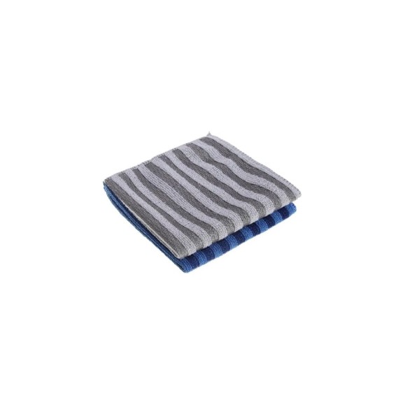 Набор салфеток из микрофибры VETTA для жестких загрязнений, 2 шт, 30x30 см, 300 г/м2 448-015