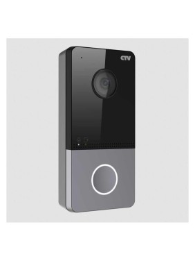 IP вызывная панель для IP видеодомофона CTV -IP-D6000 разрешение 2Мп, поддержка Wi-Fi, встроенный считыватель карт Mifare, питание PoE/12V DC, установка накладная, IP65. 10-0000928