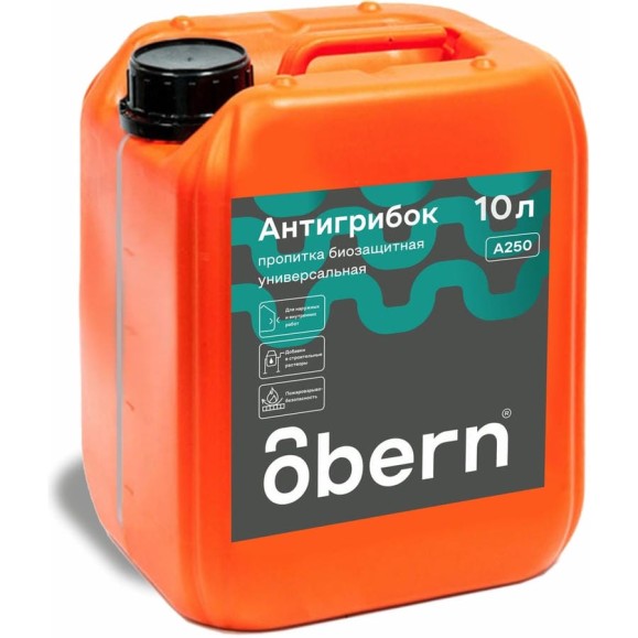 Антисептик Obern Антигрибок универсальный 10 л 13481 Антисептик Obern Антигрибок универсальный 10 л 13481