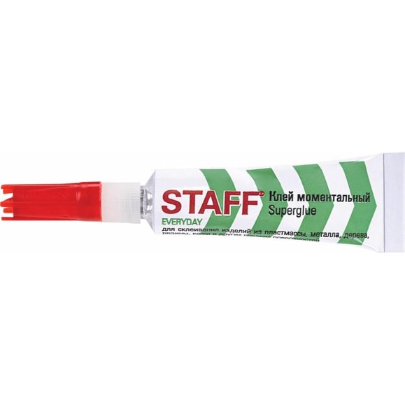 Моментальный суперклей Staff Everyday 3 г 12 шт 604224 Моментальный суперклей Staff Everyday 3 г 12 шт 604224