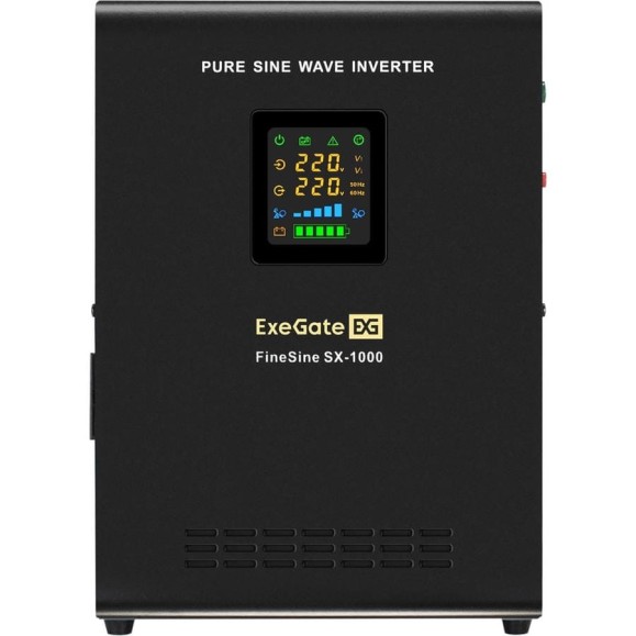 Комплект ИБП ExeGate EX295997RUS + батарея 75Aч EX285653RUS 1шт инвертор, синус, для котла, настенный FineSine SX-1000.LCD.AVR.2SH 1000VA/600W, чистая синусо 296551 Комплект ИБП ExeGate EX295997RUS + батарея 75Aч EX285653RUS 1шт инвертор, синус, для котла, настенный FineSine SX-1000.LCD.AVR.2SH 1000VA/600W, чистая синусо 296551