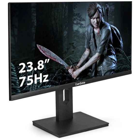 Монитор игровой ExeGate 165 Гц 23.8" Combat EV2407C VA LED Grade A+, 1920x1080 165Гц, 16:9, 250cd/m2, 3000:1, 178/178, 1ms, Speakers, HDMI, DisplayPort, US 295591