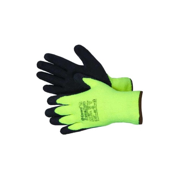 Перчатки из акриловой пряжи с начесом Gward FREEZE FOAM покрыты вспененным латексом р. XL 12 пар в упаковке L5004, рост XL12 Перчатки из акриловой пряжи с начесом Gward FREEZE FOAM покрыты вспененным латексом р. XL 12 пар в упаковке L5004, рост XL12