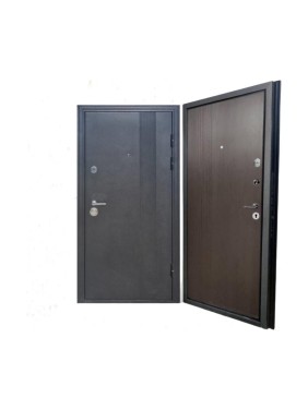 Входная дверь ООО ВДК Фортис Black LS-78 Черный шелк/МДФ Венге 960*2050 правая ДМ88