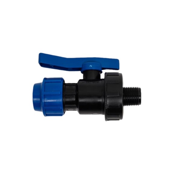 Кран компрес. для пэ труб нр LAMMIN 20x1/2" 200/10 Lm34115020015