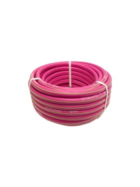 Шланг POLYAGRO ТЭП 1/2", 25 м, фуксия, резиновый армированный трёхслойный морозостойкий 7558425
