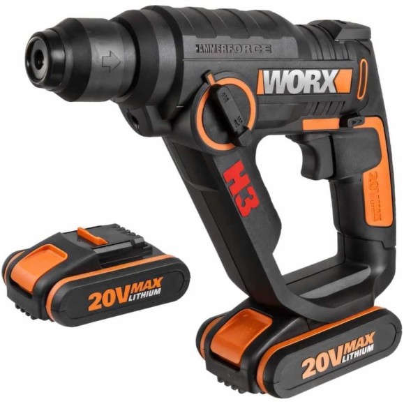 Аккумуляторный перфоратор WORX WX390.1 Аккумуляторный перфоратор WORX WX390.1