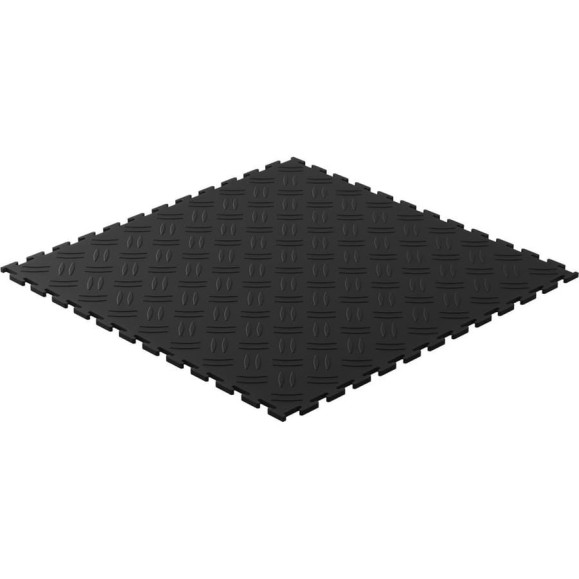 Модульное покрытие PALITRA TECHNOLOGY модель 2, ПВХ, чёрное 50471-2-B