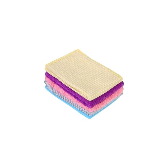 Набор салфеток из микрофибры для уборки VETTA 5 шт для разных назначений, 30x30 см, 210-300 г/м2 448-029