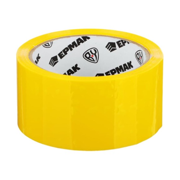 Клейкая лента ЕРМАК желтая 48 мм, 50 м 901-101
