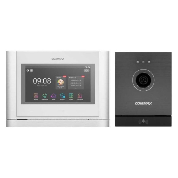 IP Комплект видеодомофона и вызывной панели COMMAX CIOT-1020MWhite/D21M CIOT-1020MWhite/CIOT-D21M IP Комплект видеодомофона и вызывной панели COMMAX CIOT-1020MWhite/D21M CIOT-1020MWhite/CIOT-D21M