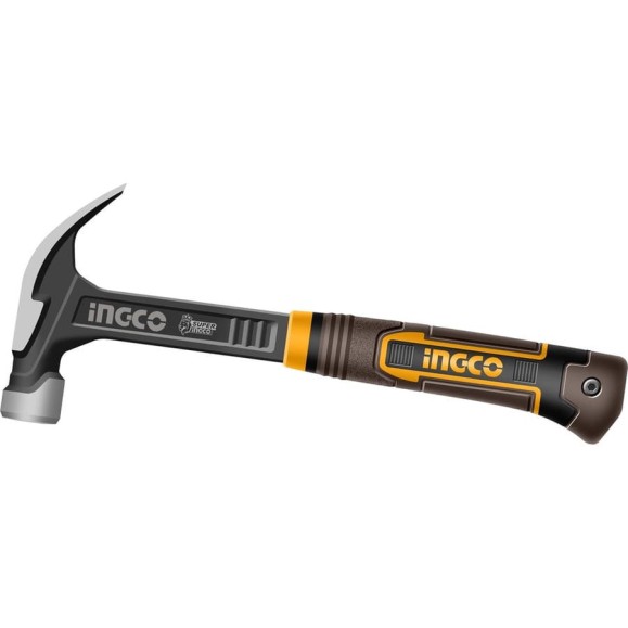 Молоток-гвоздодер INGCO SUPER INDUSTRIAL 450 г HCH81016L Молоток-гвоздодер INGCO SUPER INDUSTRIAL 450 г HCH81016L