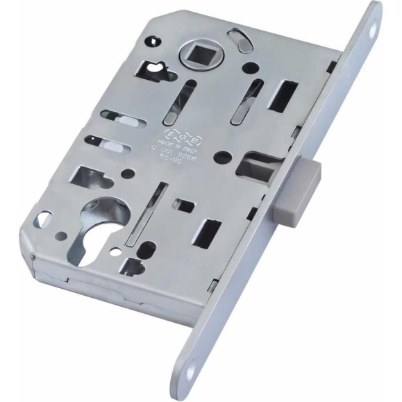 Замок AGB межк. магнит. под цил. MEDIANA POLARIS B06103.50.06.567 с отв. планкой B02402.05 ник 25601