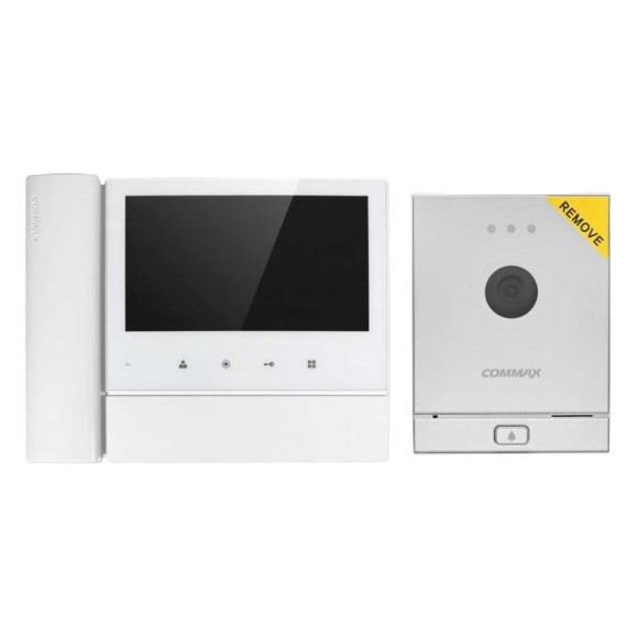 Комплект видеодомофона и вызывной панели COMMAX CDV-70N2 (белый)/DRC-41M(серебро) CDV-70N2(белый)/DRC-41M(серебро)