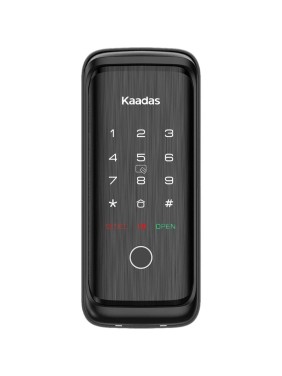 Электронный дверной накладной замок KAADAS R8-5 с отпечатком пальца черный R8-5 черный УТ-00005259 Электронный дверной накладной замок KAADAS R8-5 с отпечатком пальца черный R8-5 черный УТ-00005259