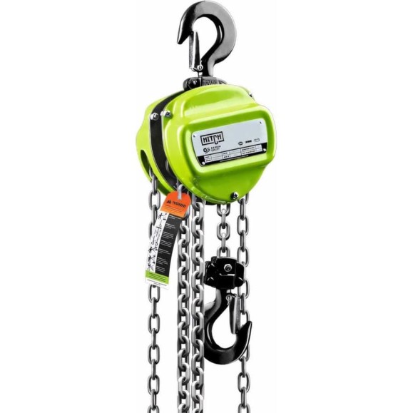 Ручная цепная таль HITCH CH100, 1 т, 6 м SZ060880 Ручная цепная таль HITCH CH100, 1 т, 6 м SZ060880
