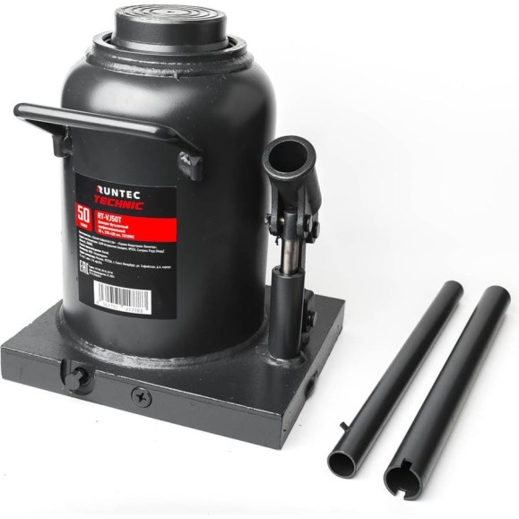 Домкрат бутылочный профессиональный RUNTEC 50 т, 270-420 мм TECHNIC RT-VJ50T