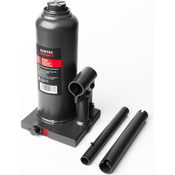Домкрат бутылочный профессиональный RUNTEC 5 т, 220-420 мм TECHNIC RT-VJ5T
