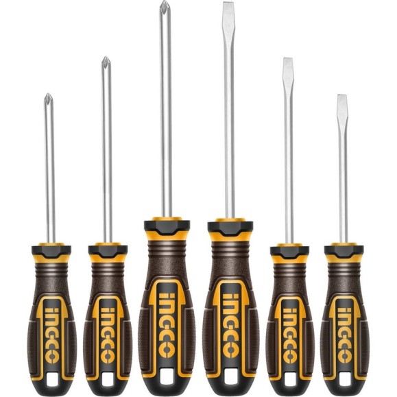 Набор отвëрток INGCO 6 шт S2 SUPER INDUSTRIAL HKSDS0628 Набор отвëрток INGCO 6 шт S2 SUPER INDUSTRIAL HKSDS0628