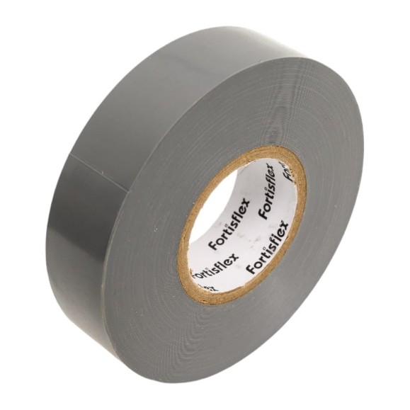 Изолента ПВХ Fortisflex Heavy Duty 19x0.18 мм, 20 м, серый 90822 Изолента ПВХ Fortisflex Heavy Duty 19x0.18 мм, 20 м, серый 90822