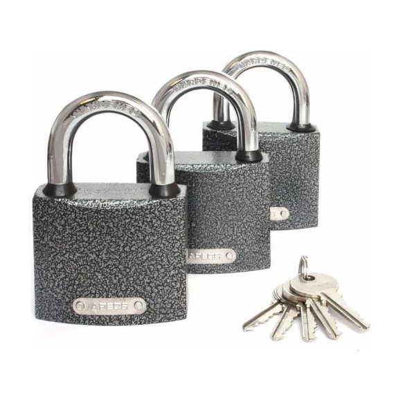 Висячие замки APECS PD-01-63 3Locks+5Keys 11650
