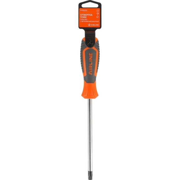 Отвертка Airline TORX TX45x150 мм, с эргономичной рукояткой, магнитная, пластиковый подвес ATBX013