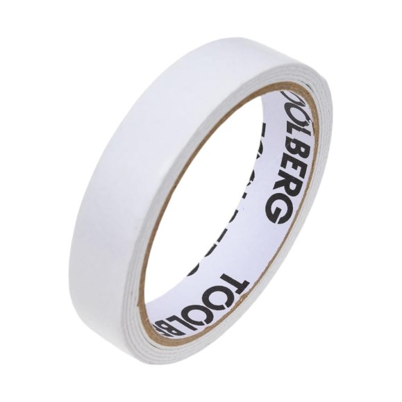Двусторонняя лента на вспен.основе TOOLBERG 2005012, 19 мм х 1,5 м 90003726825