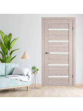 Дверь ООО ВДК ЭКО Simple 1 сатинат, капучино, 80х200 П39