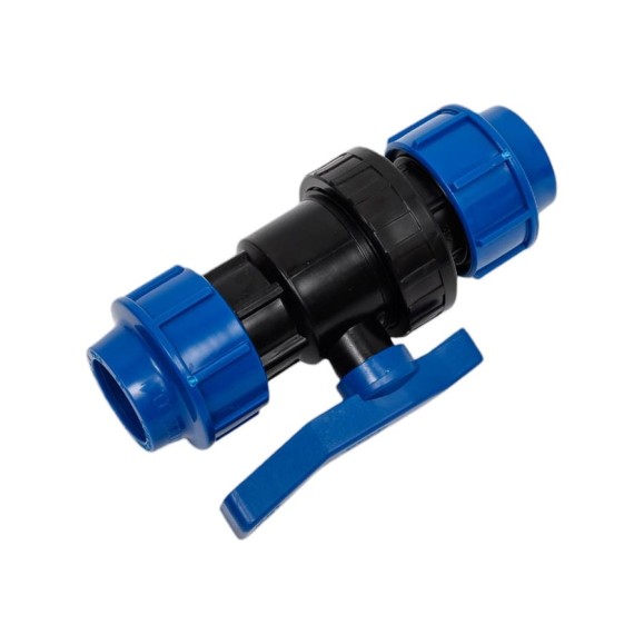 Компрессионный кран для ПЭ труб LAMMIN 50 Lm34101050050