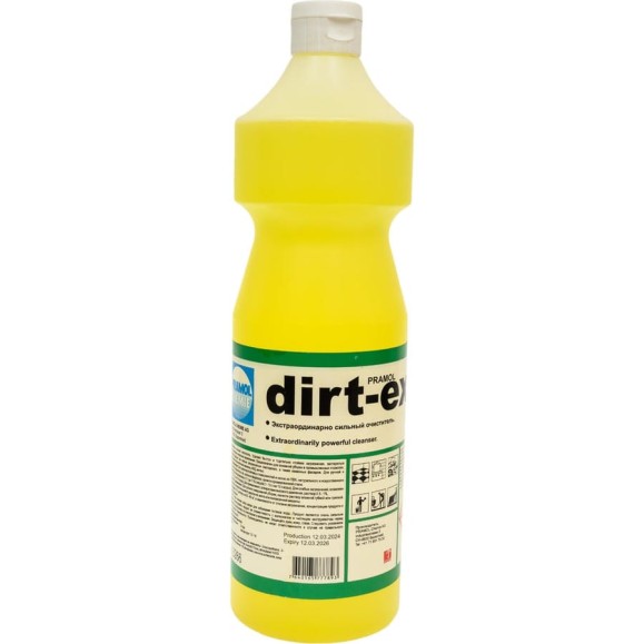 Очиститель низкопенный для генеральной уборки Pramol DIRT-EX 1 л 10651.08301