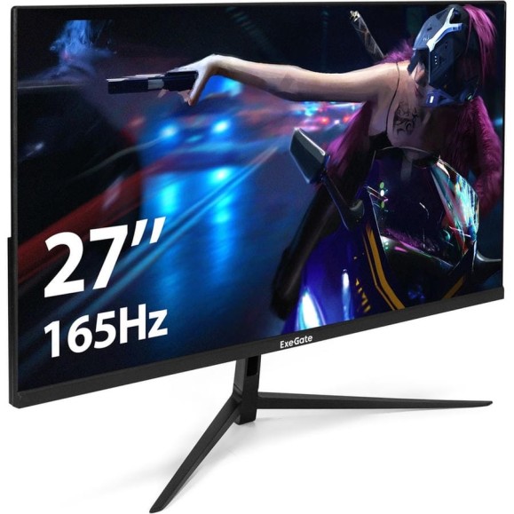 Монитор ExeGate Combat EF2707C игровой, 165 Гц, 27", IPS LED, Grade A+, FHD, 1920x1080, 165Гц, 16:9, 300cd/m2, 1000:1, 178/178, 1ms, HDMI, DisplayPort 297306 Монитор ExeGate Combat EF2707C игровой, 165 Гц, 27", IPS LED, Grade A+, FHD, 1920x1080, 165Гц, 16:9, 300cd/m2, 1000:1, 178/178, 1ms, HDMI, DisplayPort 297306