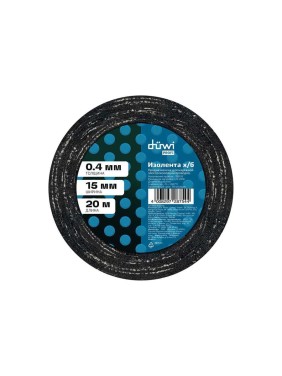 Изолента ХБ duwi черная 200 г, 0,4х15 мм, 20 м Profi 28754 4 Изолента ХБ duwi черная 200 г, 0,4х15 мм, 20 м Profi 28754 4