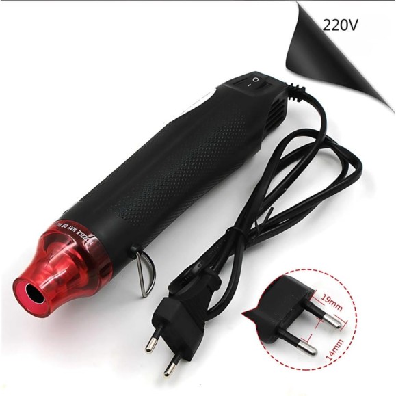 Фен для термоусадки Saros Polymer Мини, черный 220V 88025