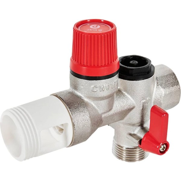 Группа безопасности для бойлера ROMMER 6 бар 1/2 RVS-0007-007015 RG0092LPJR85HG