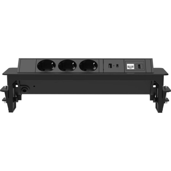 Розеточный блок FABRIKA MVK MVK (черный) G4703-2AC1H1R Розеточный блок FABRIKA MVK MVK (черный) G4703-2AC1H1R