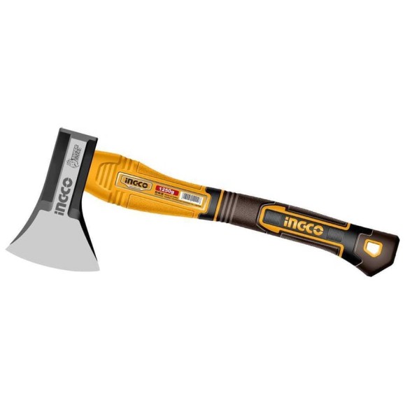 Топор INGCO 1250 г, 700 мм, ручка фибергласс нескользящая HAX0811250