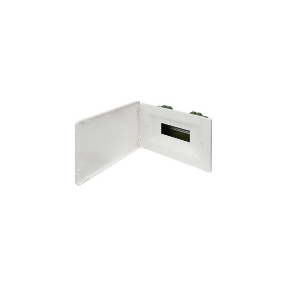 Встраиваемый щиток Legrand Practibox3 белая дверь 1x8м земля 401711