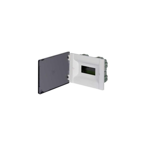 Встраиваемый щиток Legrand Practibox3 прозрачная дверь 1x8м земля+нейтраль 401751