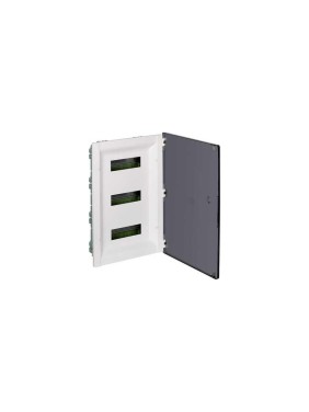 Встраиваемый щиток Legrand Practibox3 прозрачная дверь 3x12м земля+нейтраль 401754