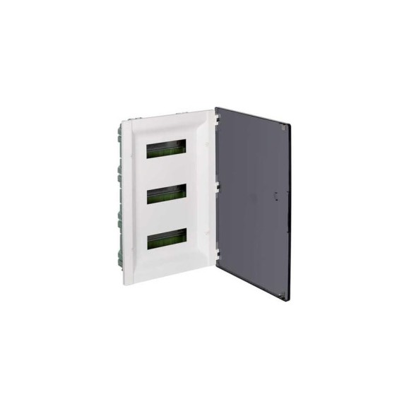Встраиваемый щиток Legrand Practibox3 прозрачная дверь 3x12м земля+нейтраль 401754
