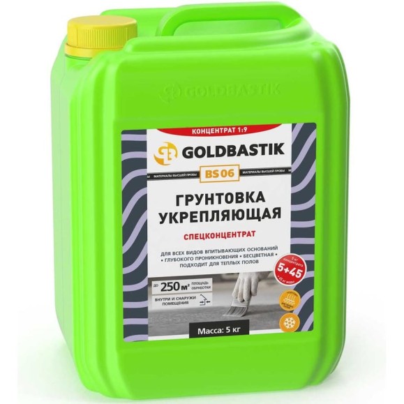 Грунтовка укрепляющая GOLDBASTIK спецконцентрат 5 кг BS 06 5