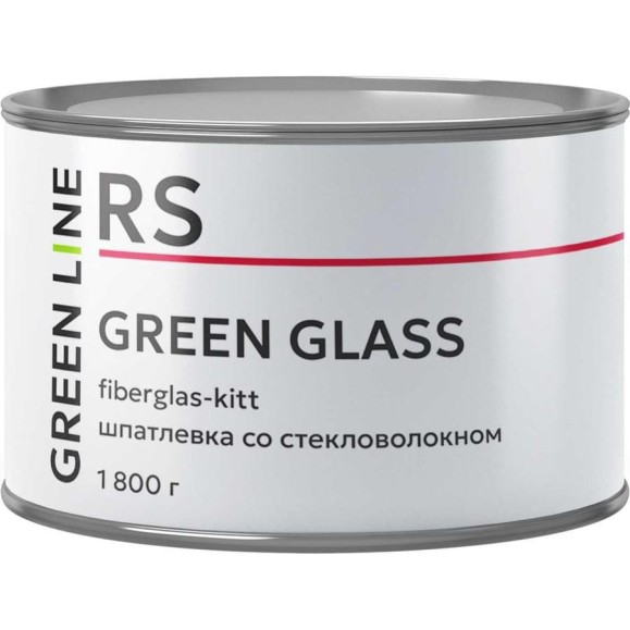 Шпатлевка со стекловолокном GREEN LINE Green Glass 1800 г. 50RS – 1800 – GG