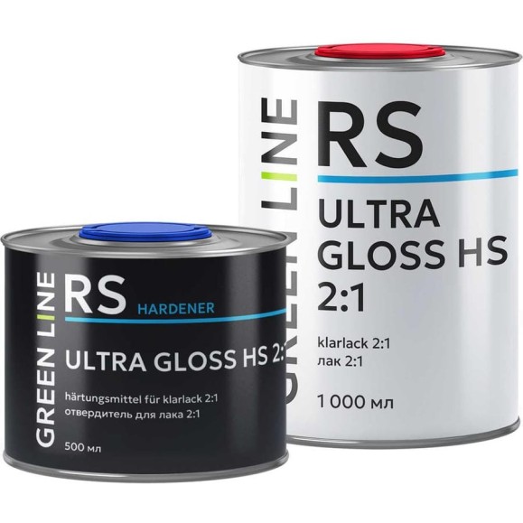 Лак GREEN LINE ULTRA GLOSS HS 2:1, комплект 1000+500 мл 20RS–1000–UGHS (комплект) Лак GREEN LINE ULTRA GLOSS HS 2:1, комплект 1000+500 мл 20RS–1000–UGHS (комплект)