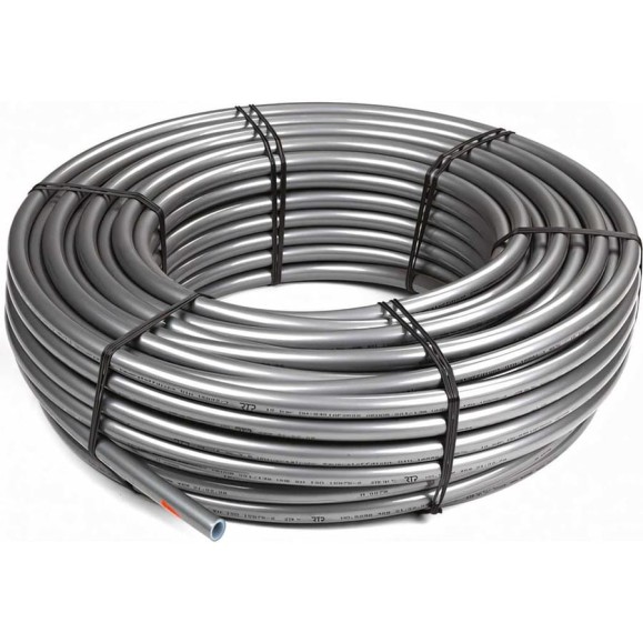 Труба RTP PE-Xa 20x2.8 EVOH 25м серый металлик 29232