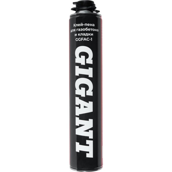 Клей-пена для газобетона и кладки Gigant, 1000 мл, GGFAC-1