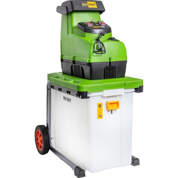 Измельчитель садовый PROCRAFT 2800 Вт, 45 мм, 60 об/мин, 55 л, валы PSL2800