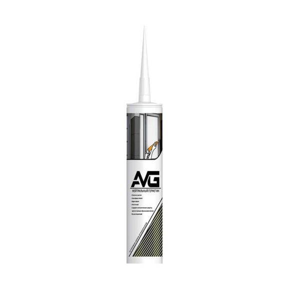 Герметик силиконовый AVG АВГ нейтральный прозрачный Герметик силиконовый AVG АВГ нейтральный прозрачный